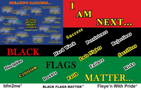 Black National Anthem Flags