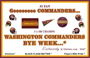 BYE WEEK - WASHINGTON COMMANDERS
